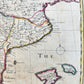 1719 A MAP of SPAIN & PORTUGAL by John Senex antique