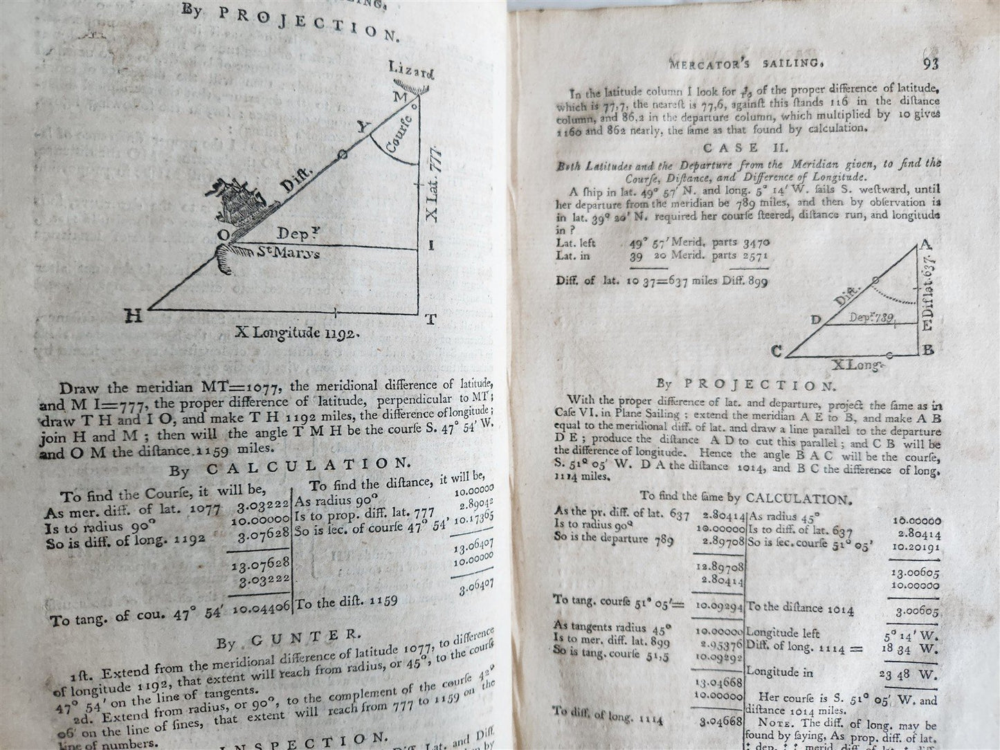 1800 NEW PRACTICAL NAVIGATOR being an EPITOME of NAVIGATION illustrated ANTIQUE