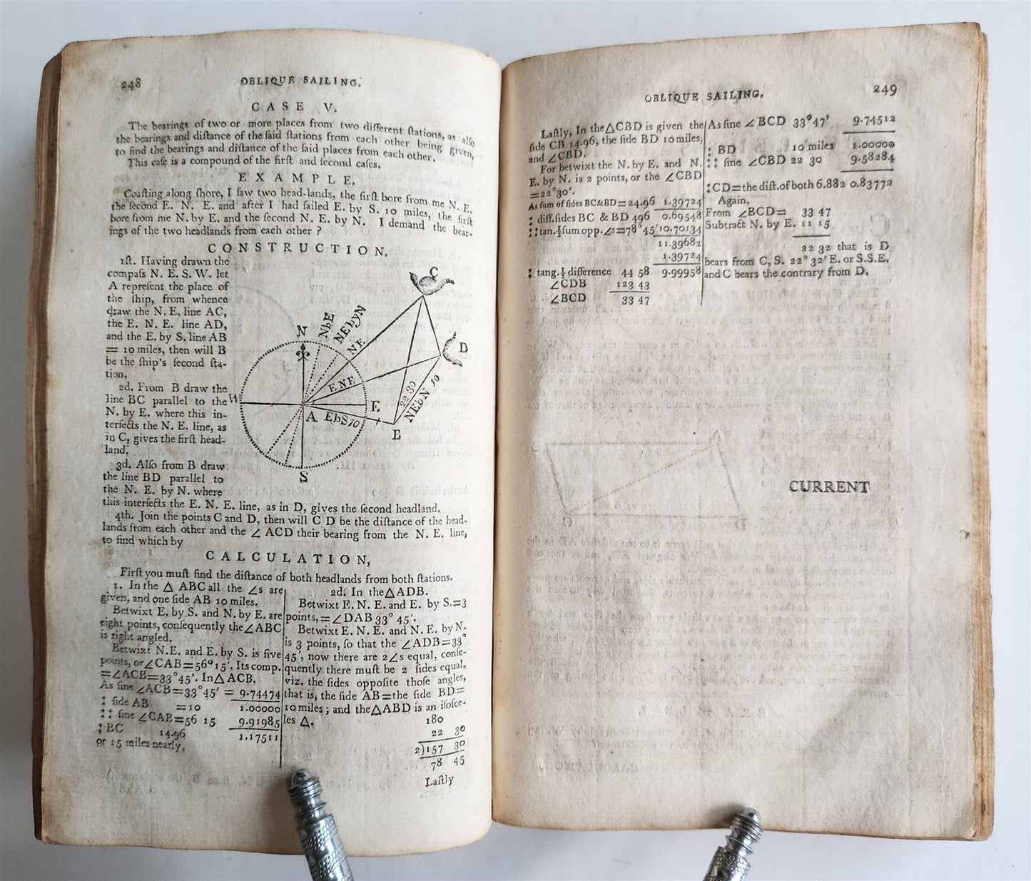 1800 NEW PRACTICAL NAVIGATOR being an EPITOME of NAVIGATION illustrated ANTIQUE
