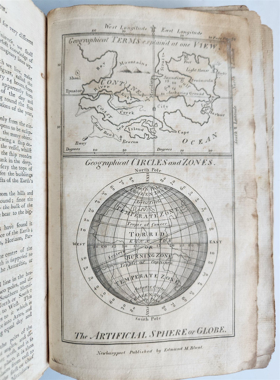 1800 NEW PRACTICAL NAVIGATOR being an EPITOME of NAVIGATION illustrated ANTIQUE