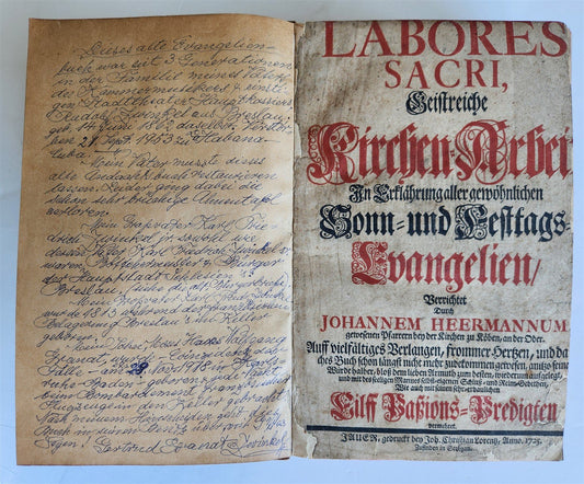 1725 THEOLOGY in GERMAN printed in JAWOR POLAND illustrated