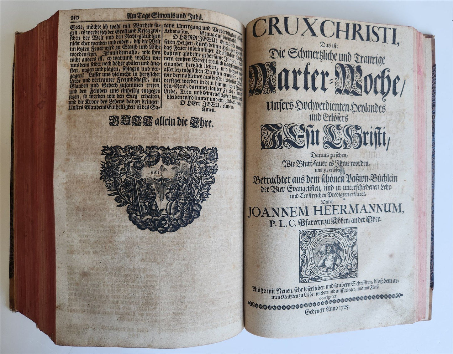 1725 THEOLOGY in GERMAN printed in JAWOR POLAND illustrated