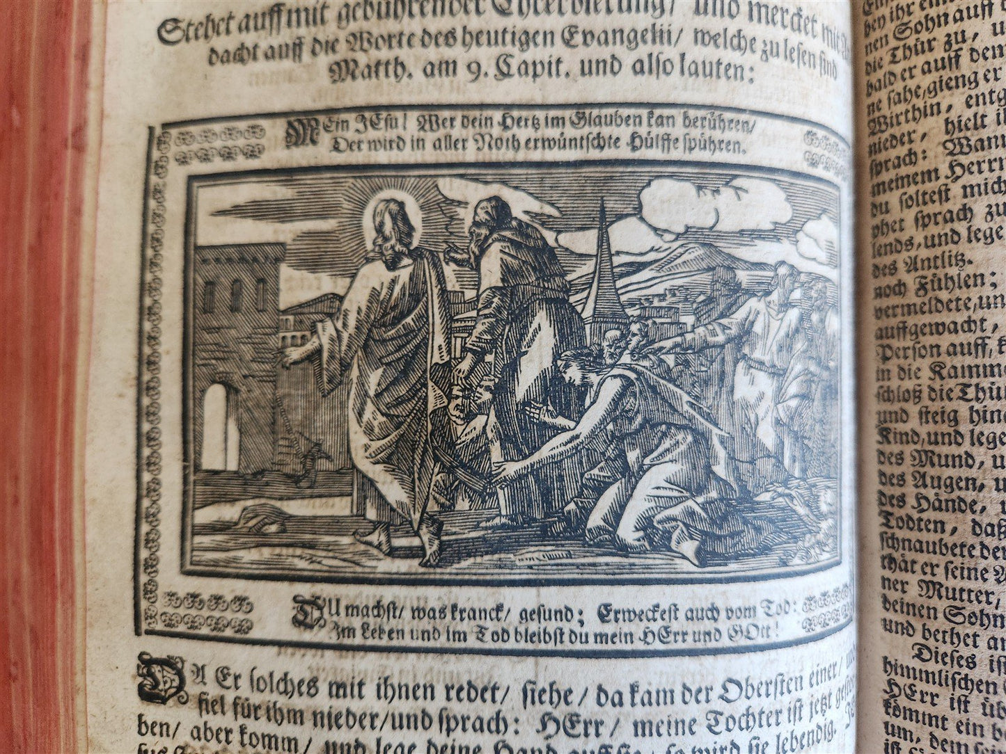 1725 THEOLOGY in GERMAN printed in JAWOR POLAND illustrated