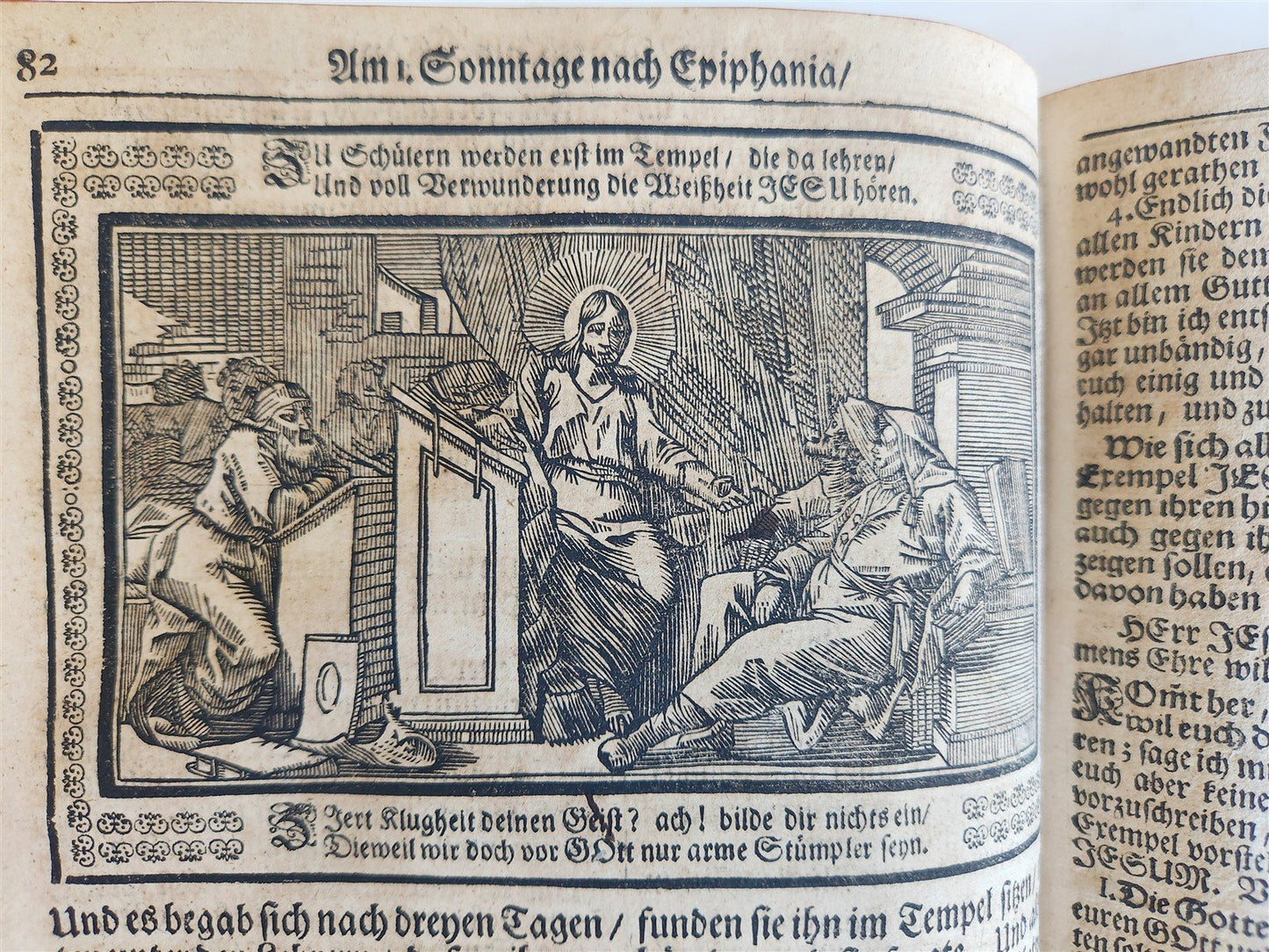 1725 THEOLOGY in GERMAN printed in JAWOR POLAND illustrated