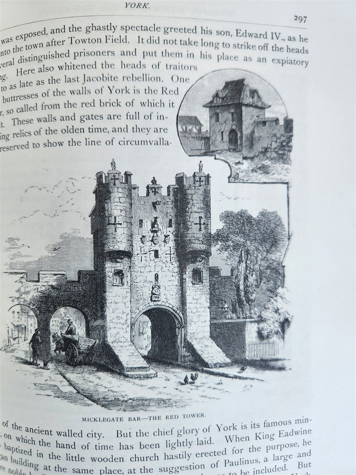 1882 ENGLAND PICTURESQUE & DESCRIPTIVE foreign travel reminiscence ILLUSTRATED