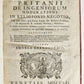 1752 LAMINDI PRITANII DE INGENIORUM MODERATIONE in RELIGIONIS NEGOTIO antique