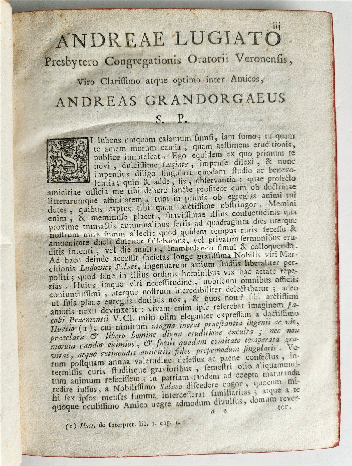 1752 LAMINDI PRITANII DE INGENIORUM MODERATIONE in RELIGIONIS NEGOTIO antique