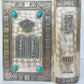 1958 ILLUSTRATED JERUSALEM BIBLE w/ METAL BINDING antique in HEBREW & ENGLISH