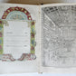 1958 ILLUSTRATED JERUSALEM BIBLE w/ METAL BINDING antique in HEBREW & ENGLISH