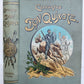 1892 DON QUIXOTE by Miguel de Cervantes ILLUSTRATED antique in GERMAN