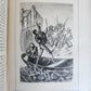 1892 DON QUIXOTE by Miguel de Cervantes ILLUSTRATED antique in GERMAN
