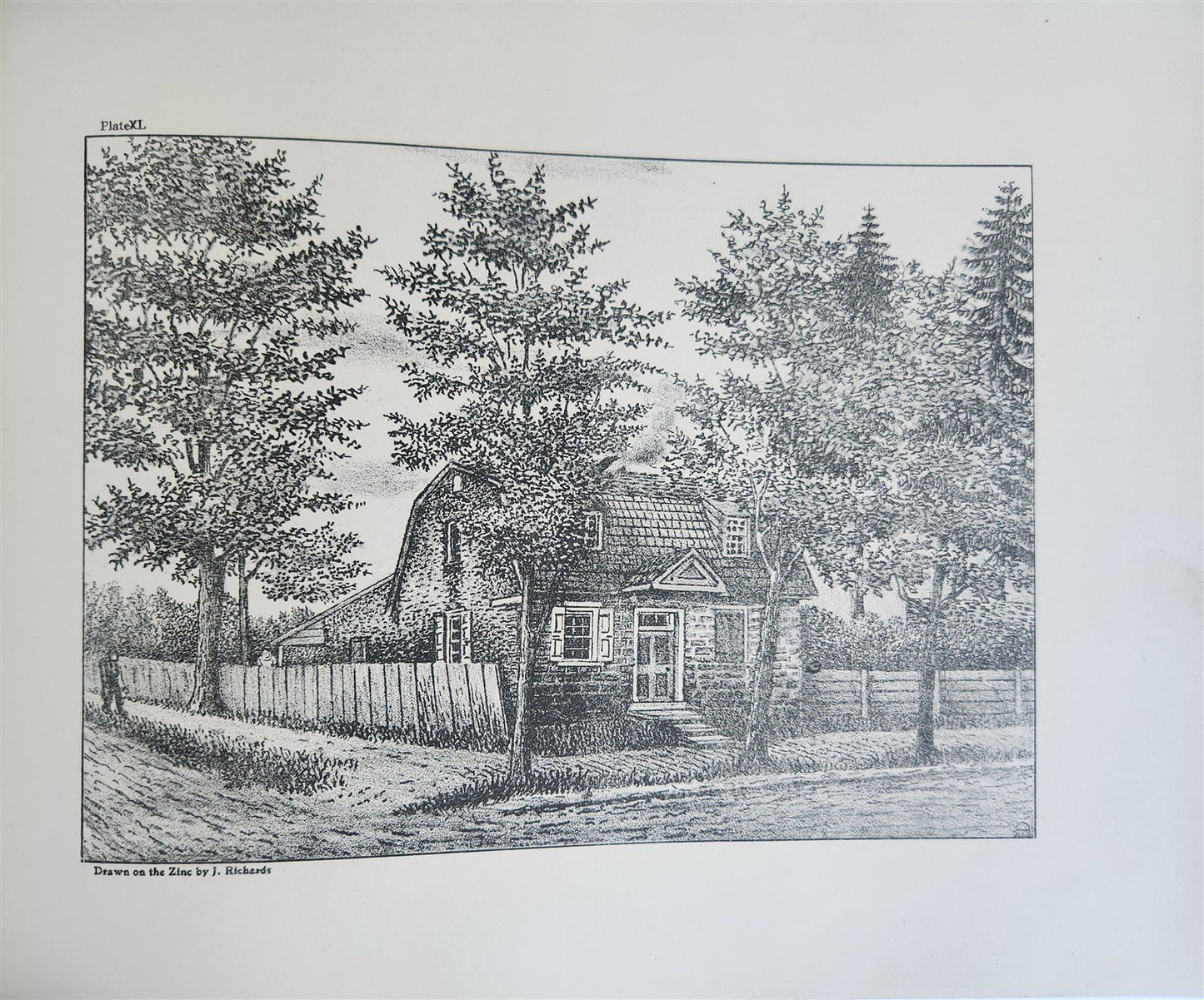 1913 QUAINT OLD GERMANTOWN ILLUSTRATED antique Philadelphia Pennsylvania