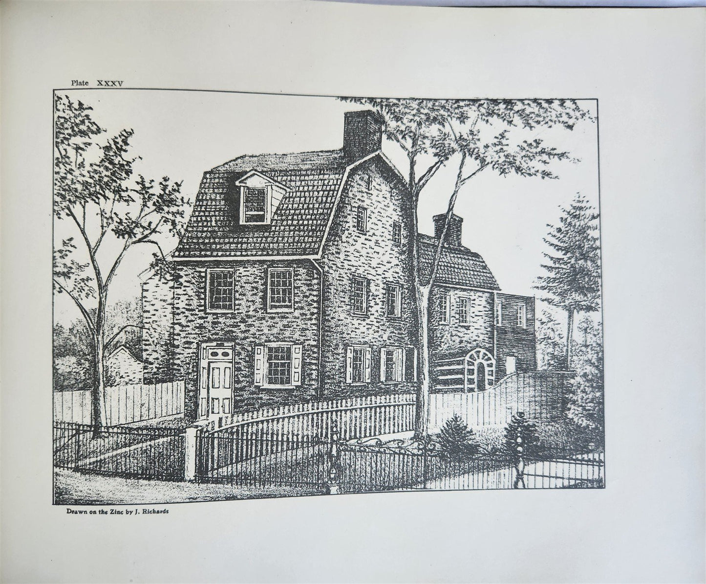 1913 QUAINT OLD GERMANTOWN ILLUSTRATED antique Philadelphia Pennsylvania