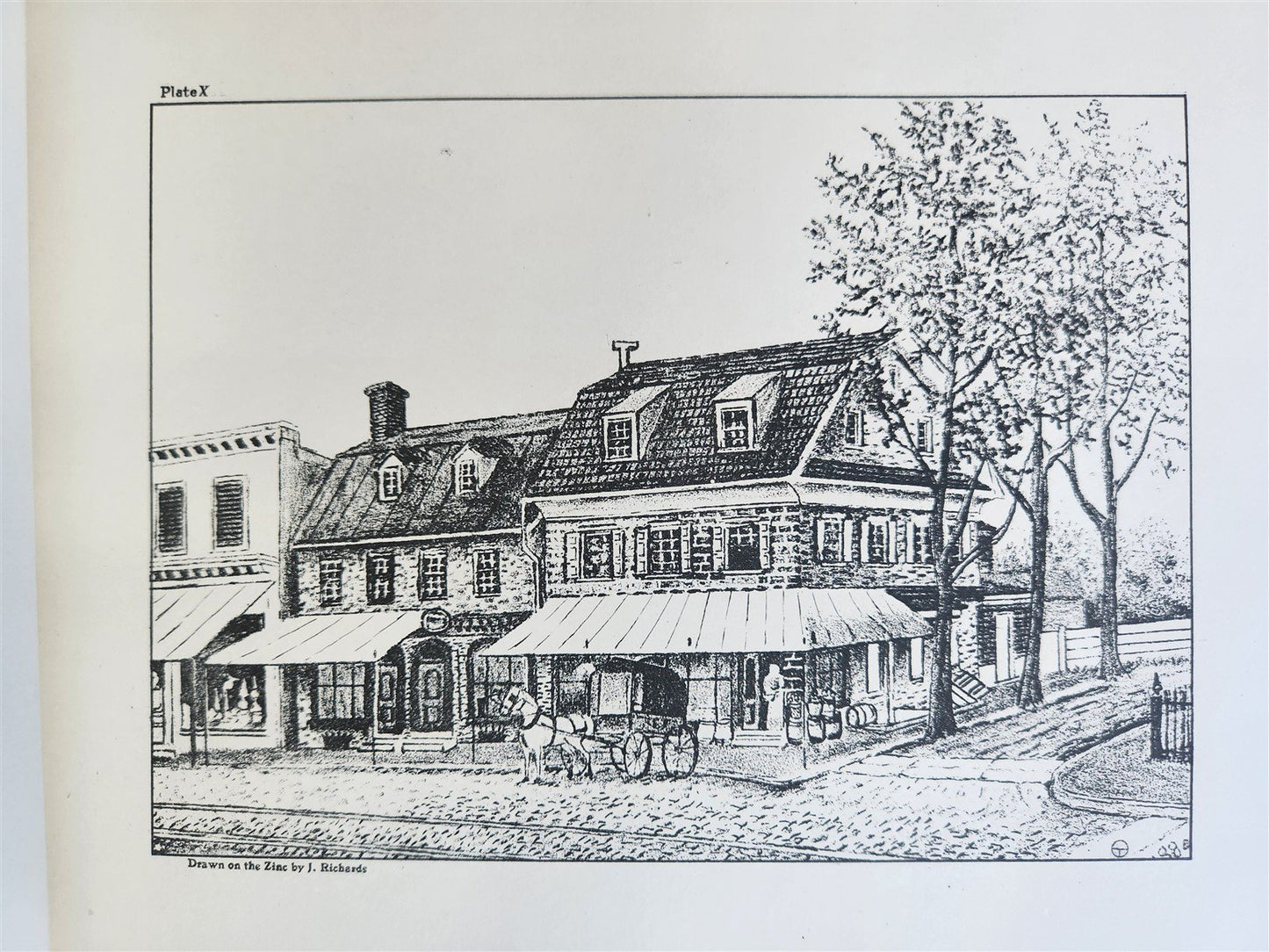 1913 QUAINT OLD GERMANTOWN ILLUSTRATED antique Philadelphia Pennsylvania