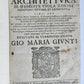 1629 ARCHITECTURE illustrated w/ 89 engravings ANTIQUE by Gioseffe Viola Zanini