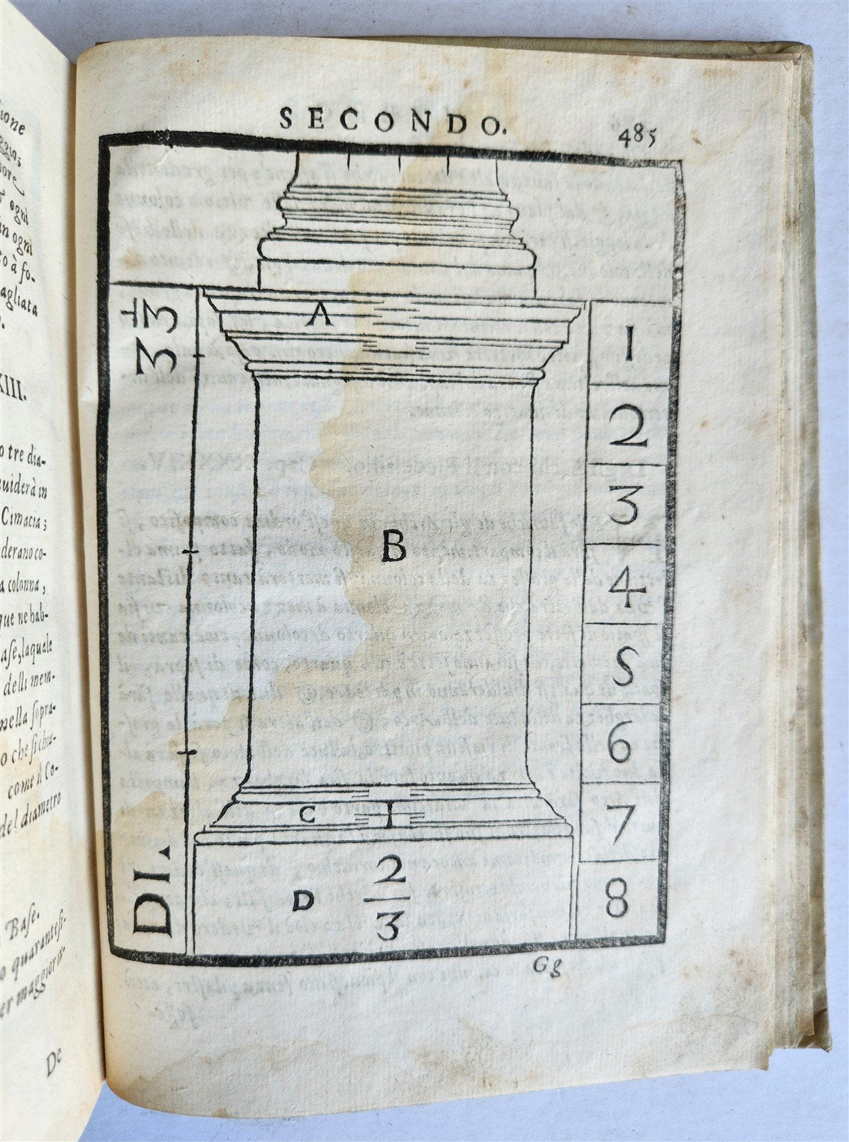 1629 ARCHITECTURE illustrated w/ 89 engravings ANTIQUE by Gioseffe Viola Zanini