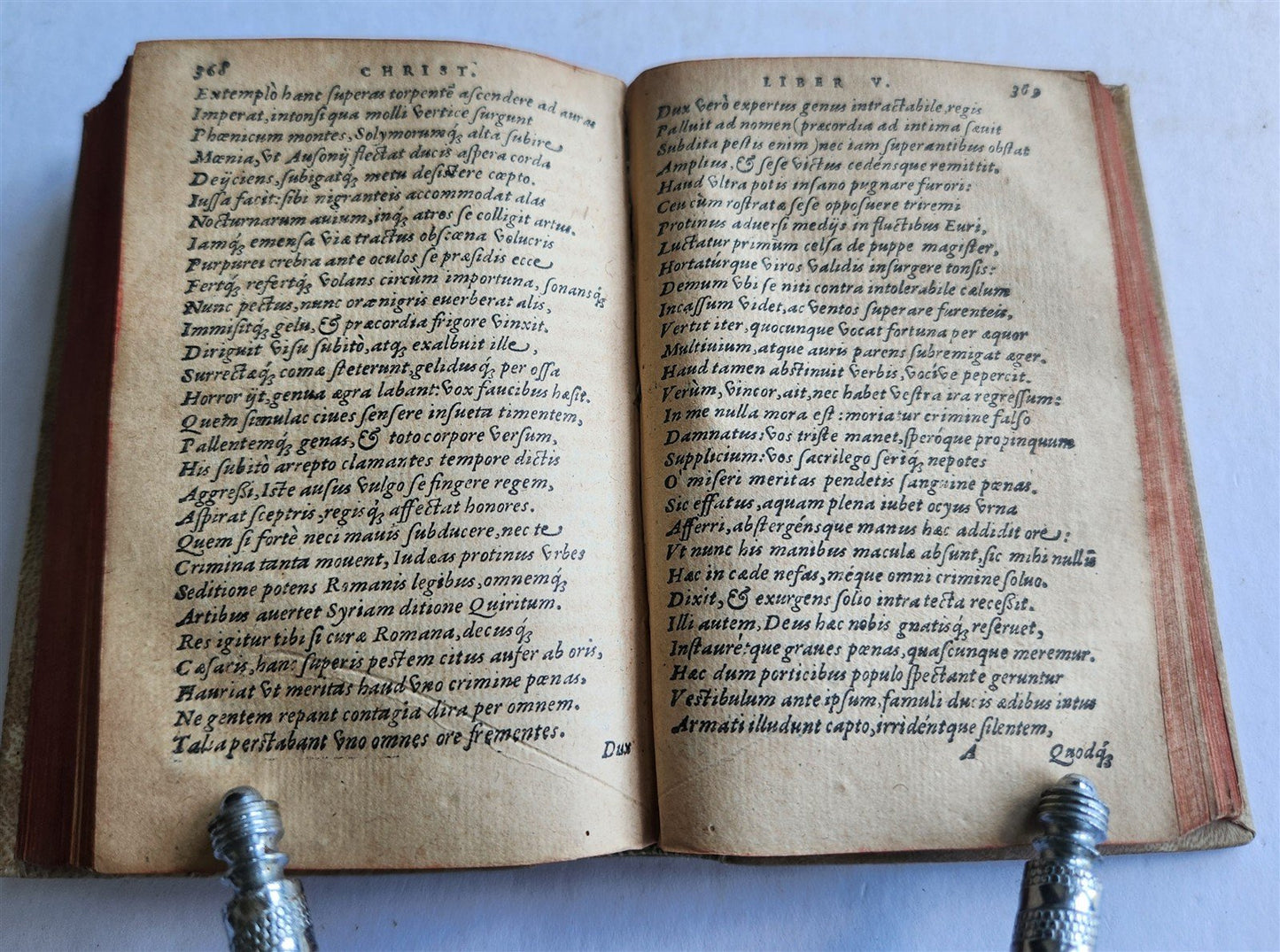 1566 16th CENTURY POETRY by Marco Girolamo Vida ANTIQUE