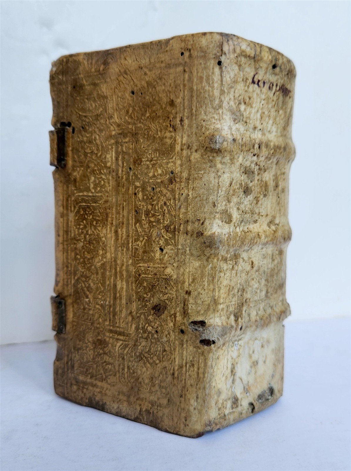 1554 INSTITUTIO CATHOLICA 16th CENTURY PIGSKIN BINDING ANTIQUE Johannes Gropper