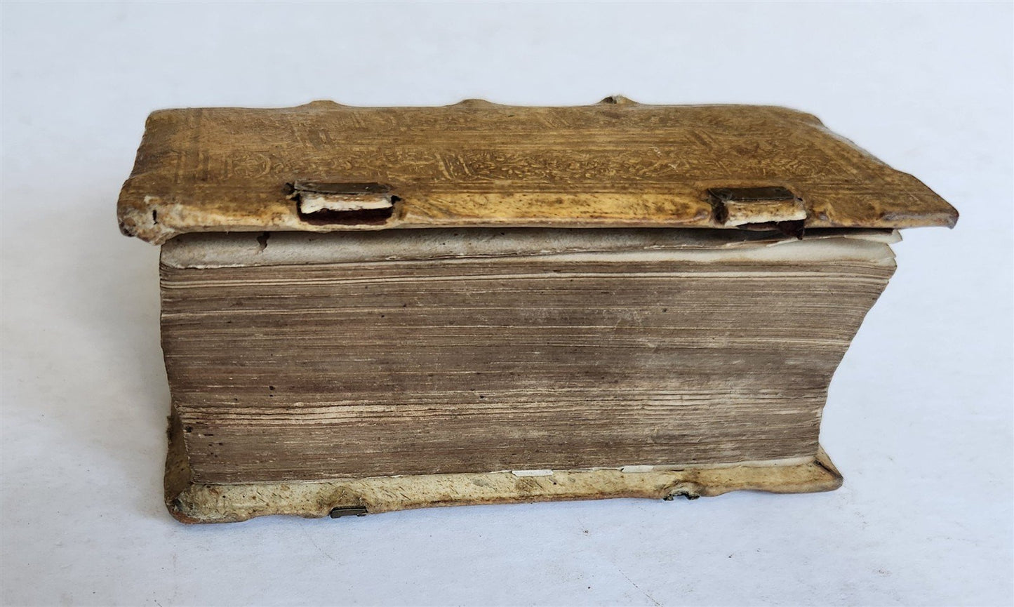 1554 INSTITUTIO CATHOLICA 16th CENTURY PIGSKIN BINDING ANTIQUE Johannes Gropper