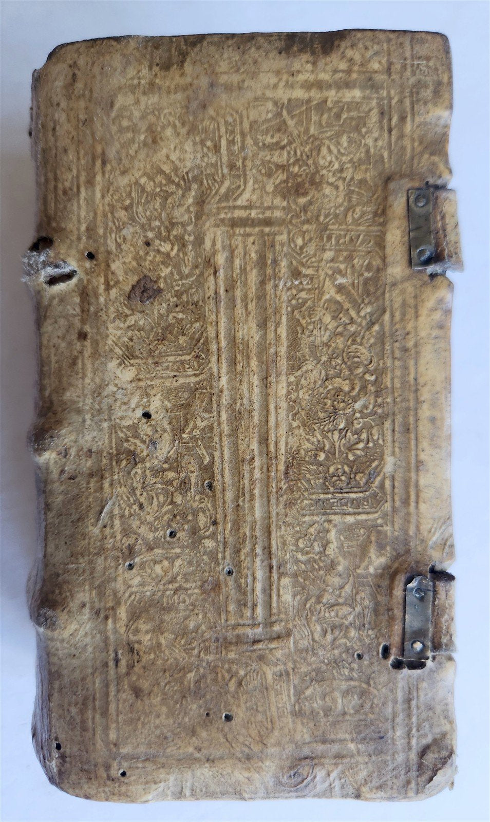 1554 INSTITUTIO CATHOLICA 16th CENTURY PIGSKIN BINDING ANTIQUE Johannes Gropper