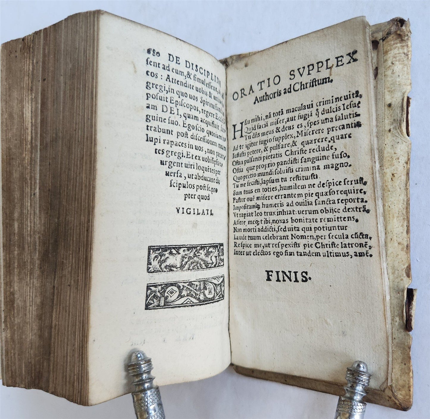 1554 INSTITUTIO CATHOLICA 16th CENTURY PIGSKIN BINDING ANTIQUE Johannes Gropper