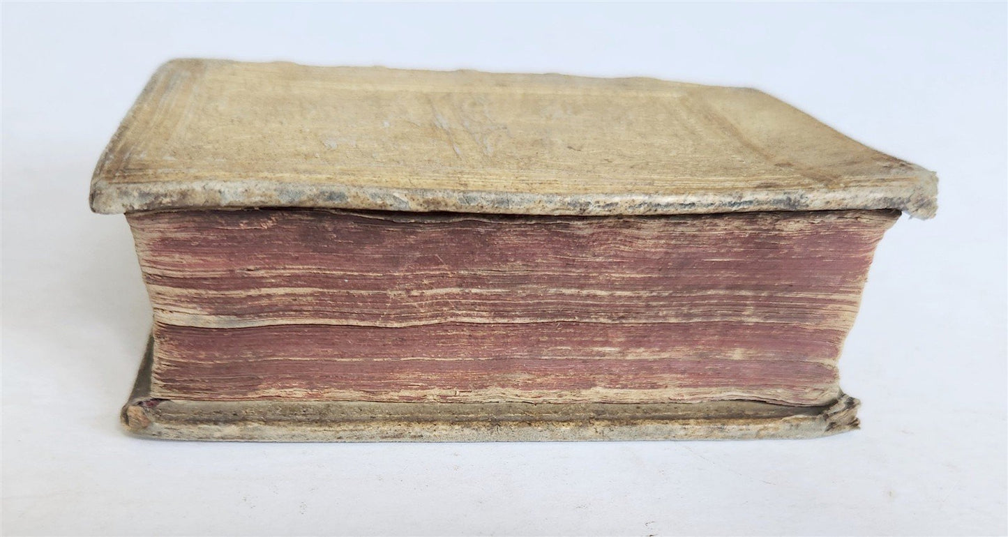 1578 JULIUS CAESAR ILLUSTRATED antique ORIGINAL 16th CENTURY PIGSKIN BINDING