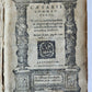 1578 JULIUS CAESAR ILLUSTRATED antique ORIGINAL 16th CENTURY PIGSKIN BINDING