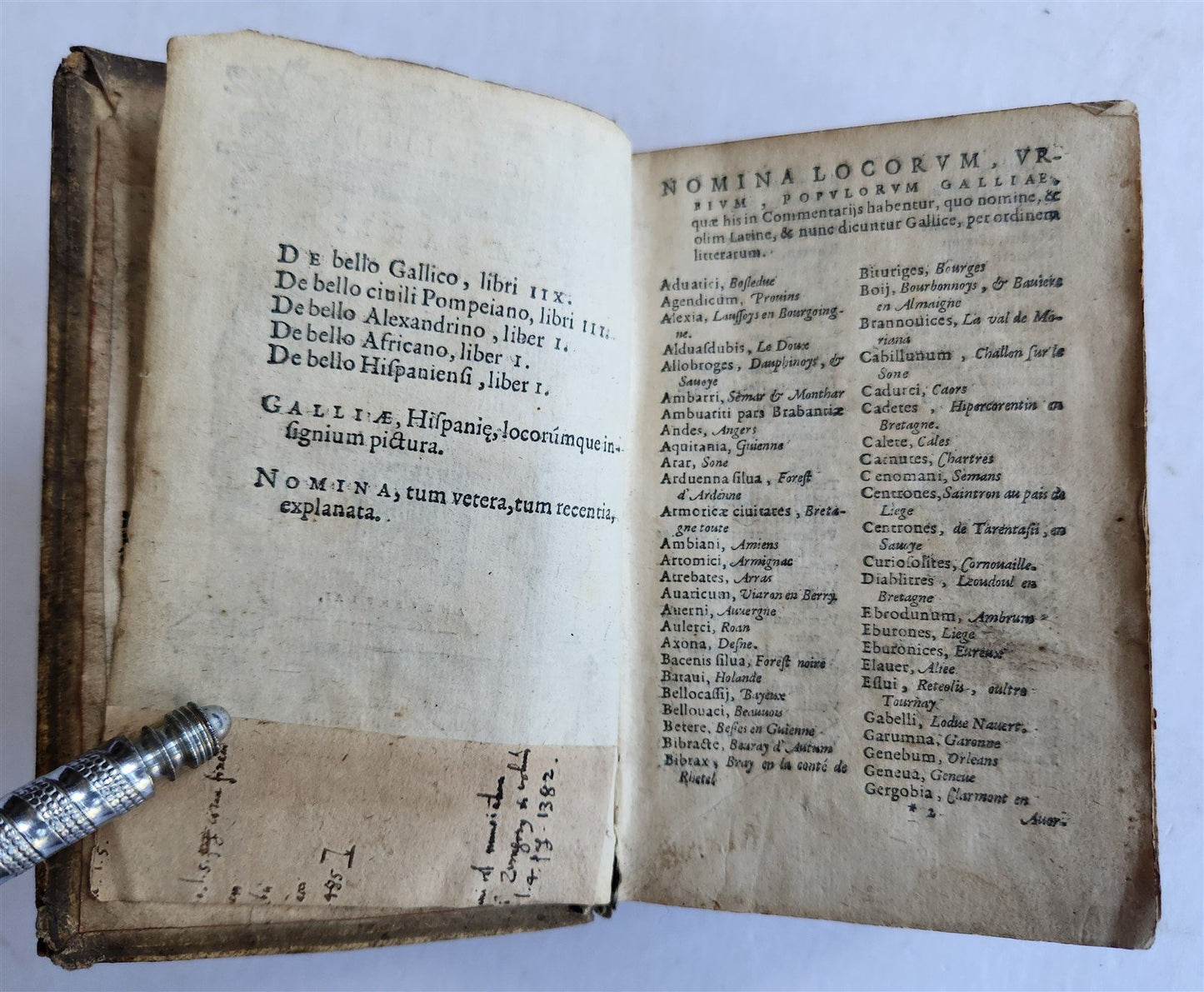 1578 JULIUS CAESAR ILLUSTRATED antique ORIGINAL 16th CENTURY PIGSKIN BINDING