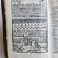 1578 JULIUS CAESAR ILLUSTRATED antique ORIGINAL 16th CENTURY PIGSKIN BINDING