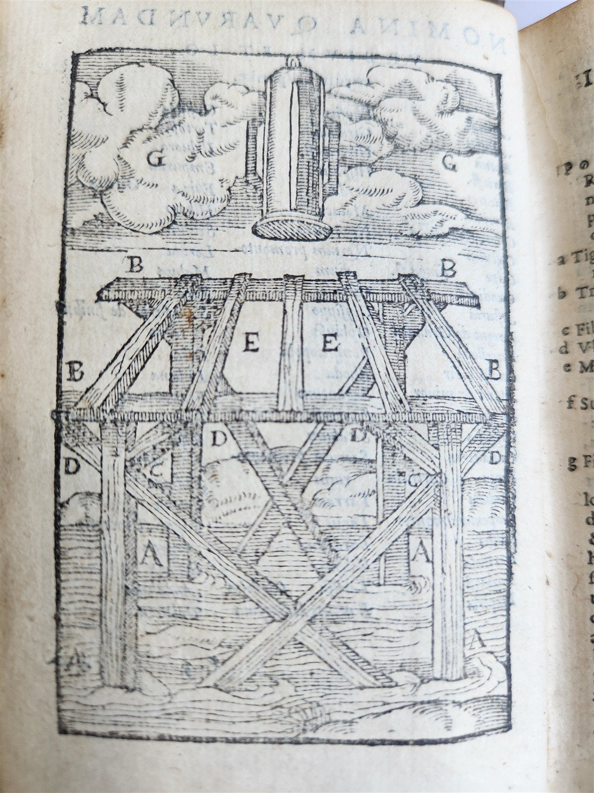 1578 JULIUS CAESAR ILLUSTRATED antique ORIGINAL 16th CENTURY PIGSKIN BINDING