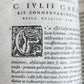 1581 JULIUS CAESAR ILLUSTRATED antique ORIGINAL 16th CENTURY BINDING