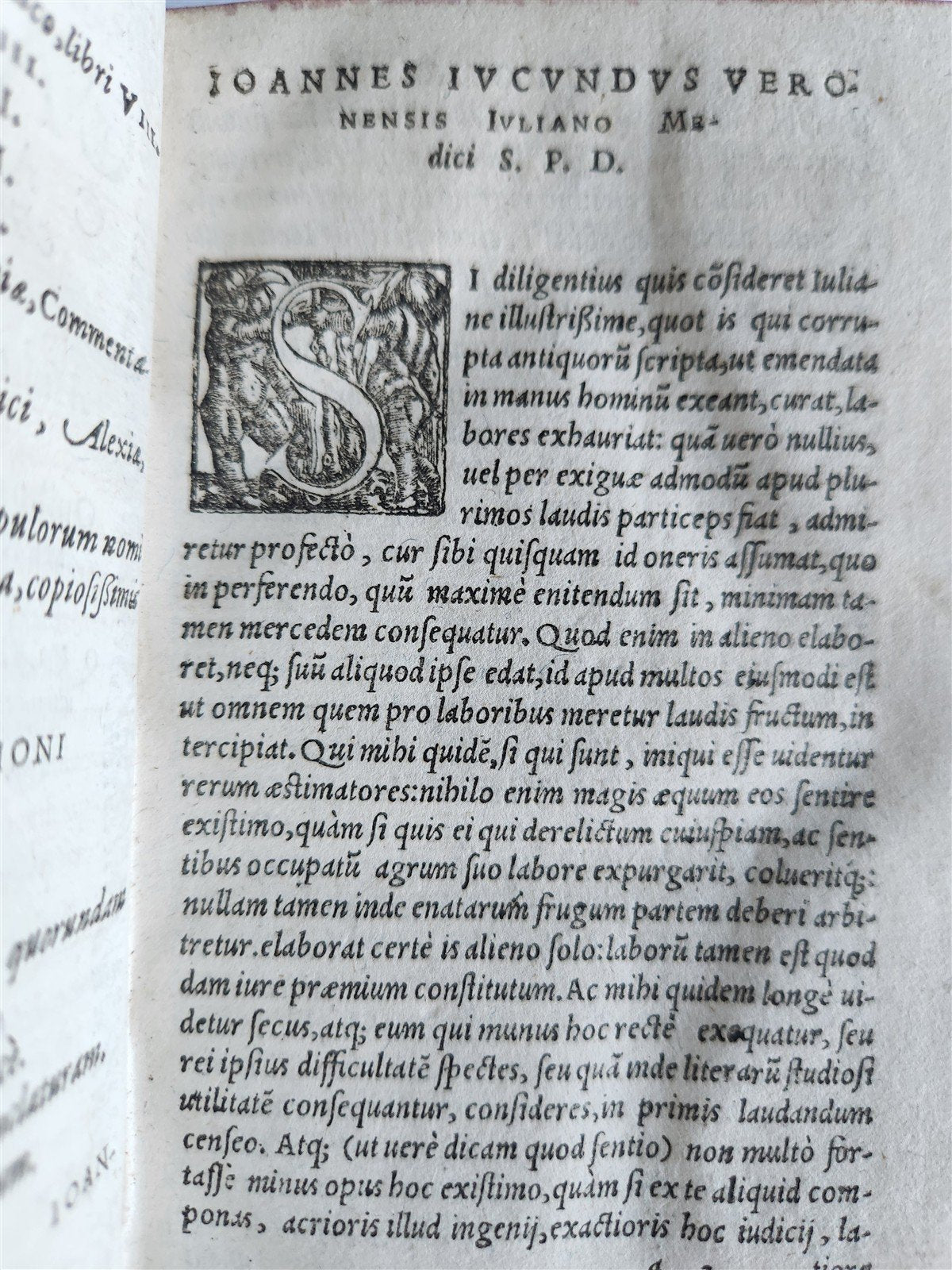 1581 JULIUS CAESAR ILLUSTRATED antique ORIGINAL 16th CENTURY BINDING