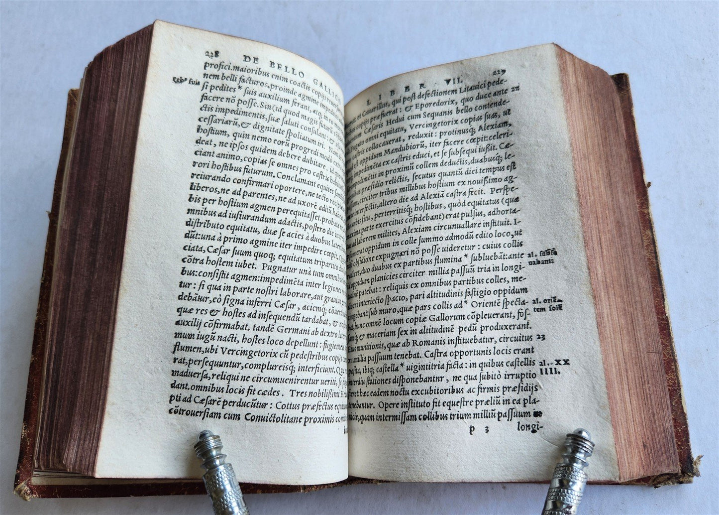 1581 JULIUS CAESAR ILLUSTRATED antique ORIGINAL 16th CENTURY BINDING