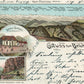 GRUSS VOM BELCHEN GERMANY ANTIQUE POSTCARD