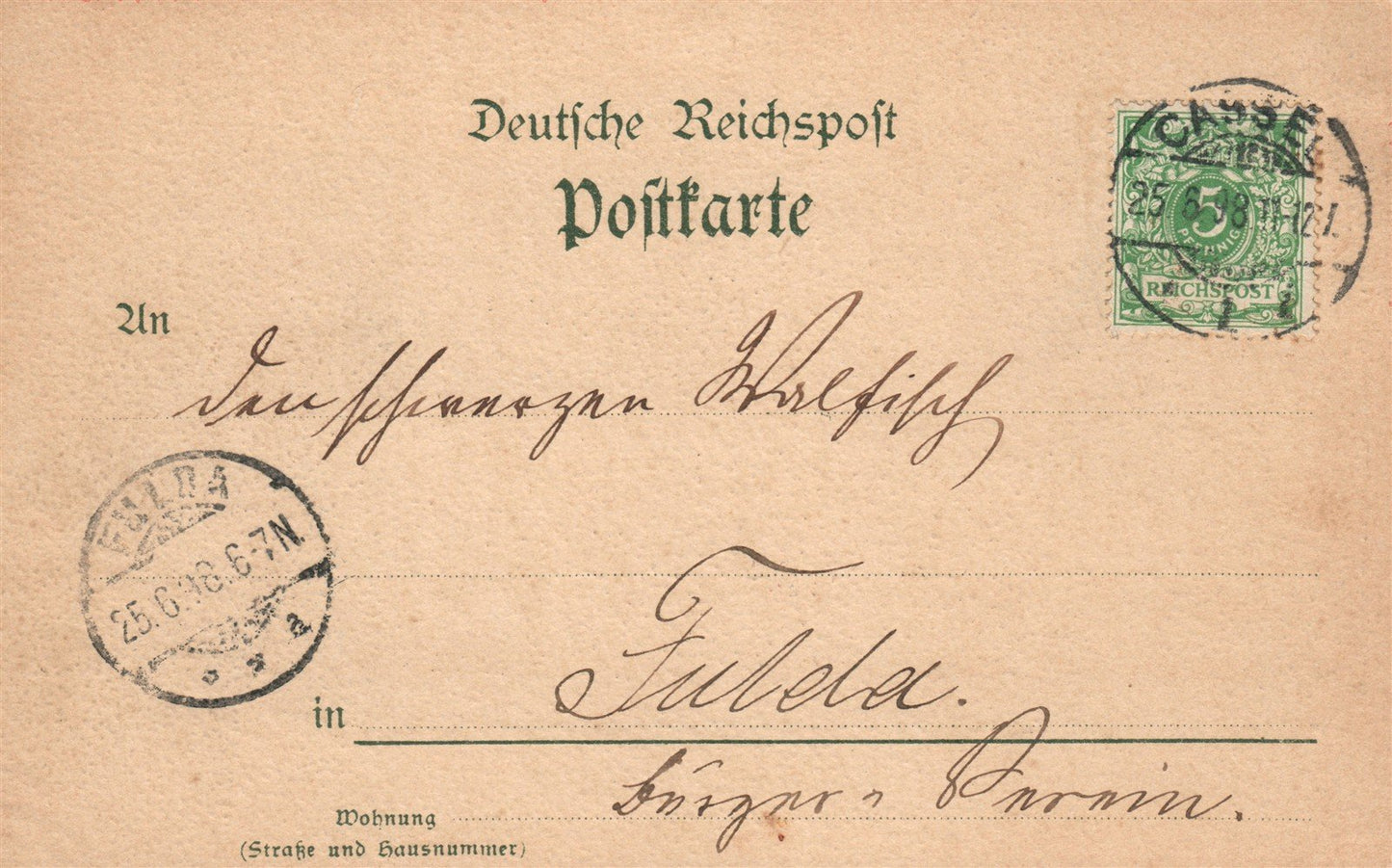 KASSEL vopm MULLERTOR GESEHEN GERMANY ANTIQUE POSTCARD