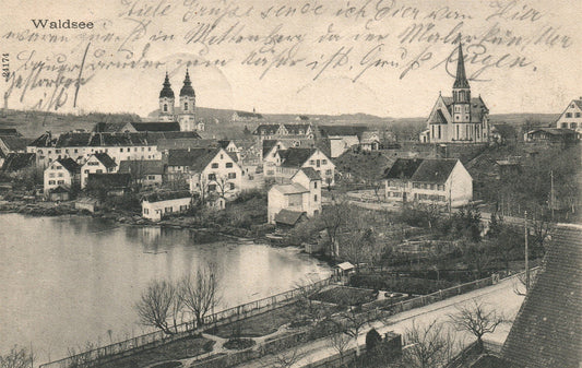 WALDSEE GERMANY ANTIQUE POSTCARD