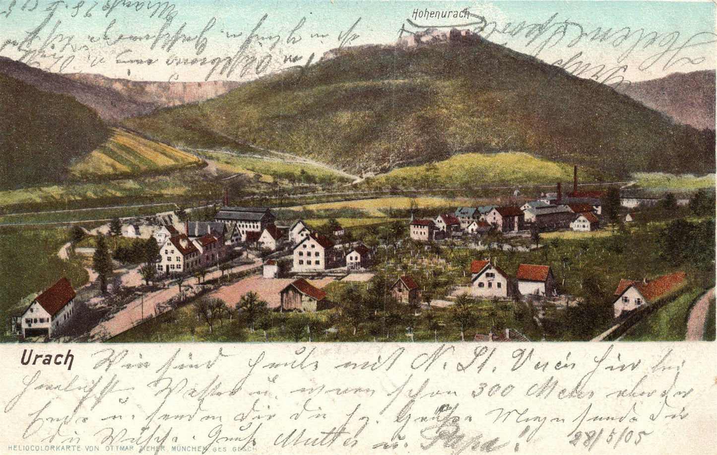 URACH GERMANY ANTIQUE POSTCARD