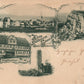 ZUM GOLDENEN LOWEN GERMANY ANTIQUE POSTCARD