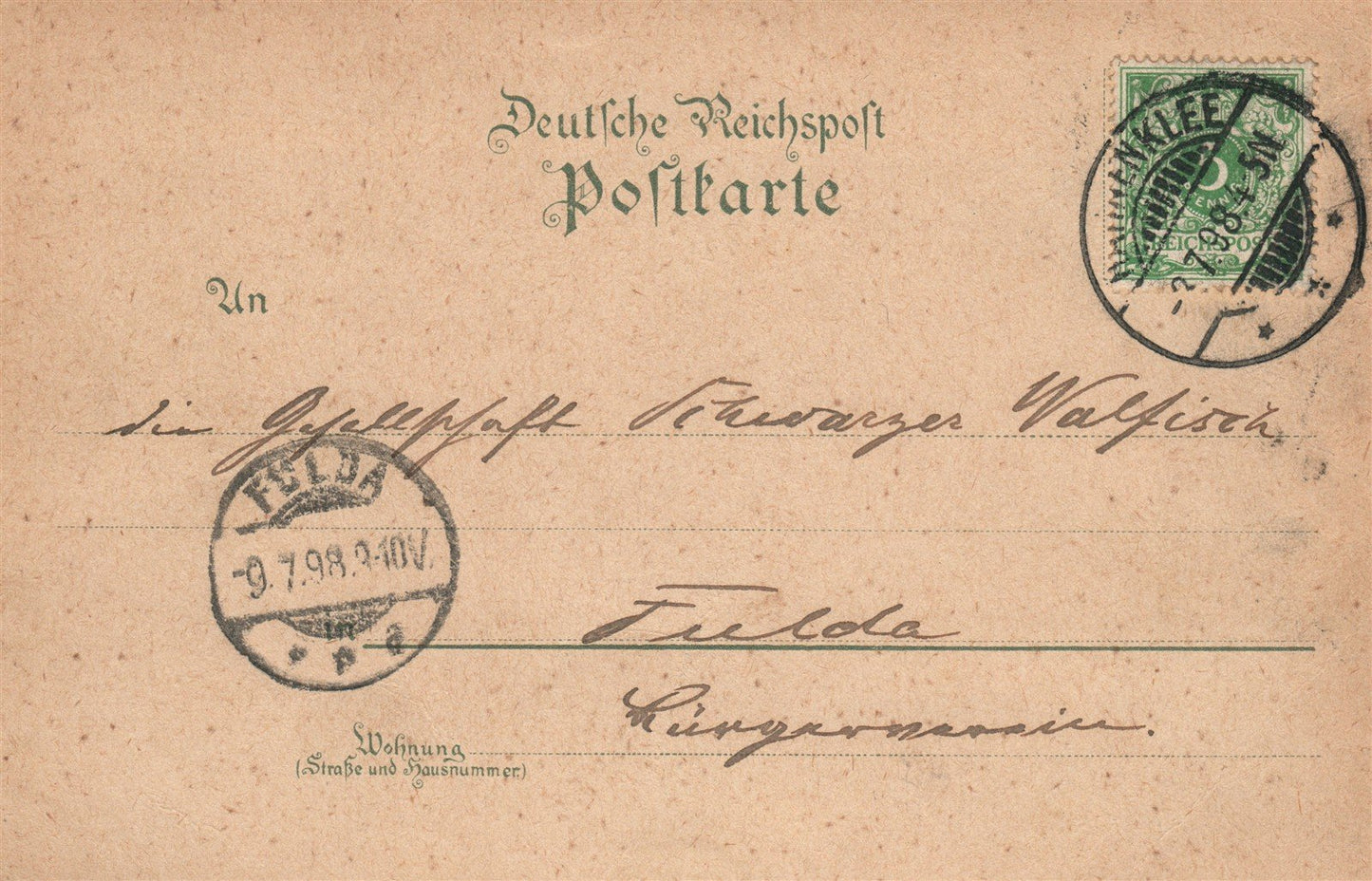 Gruss aus HAHNENKLEE GERMANY hotel 1898 ANTIQUE POSTCARD
