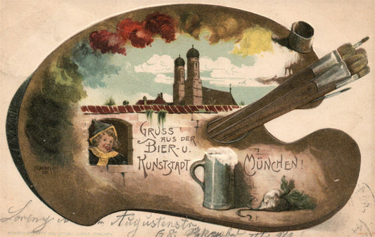 Gruss aus CELLE GERMANY 1898 ANTIQUE POSTCARD
