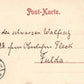 Gruss aus SCHLESWIG GERMANY 1898 ANTIQUE POSTCARD