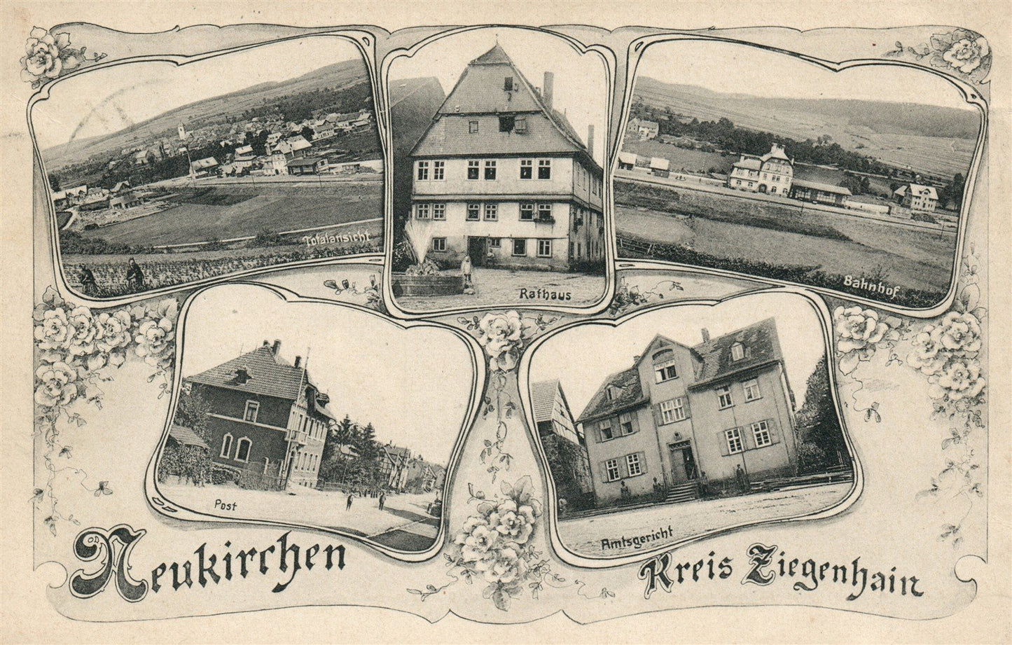 NEUKIRCHEN GERMANY ANTIQUE POSTCARD