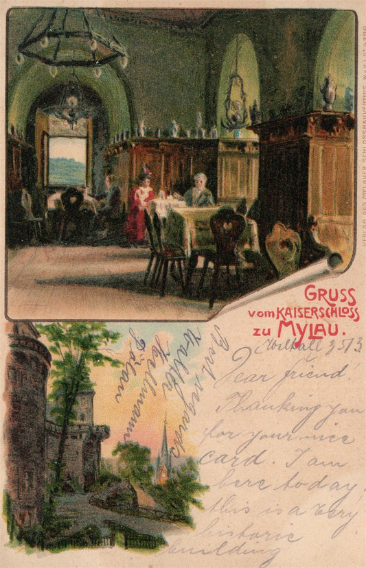 KAISERSCHLOSS zu MYLAU GERMANY ANTIQUE POSTCARD