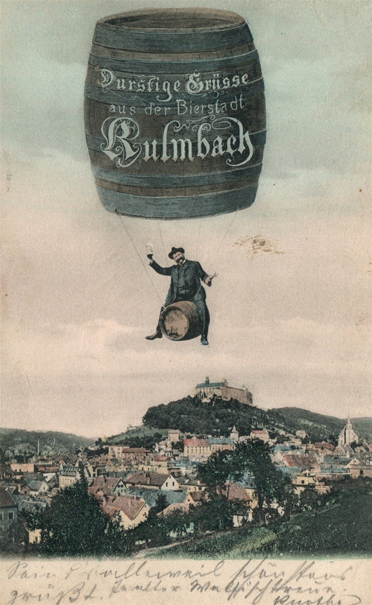 KULMBACH GERMANY KULMBACHER BRAUEREI ANTIQUE POSTCARD