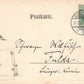 GERMANY Schwebebahn und Sonnborner Eisenbahnbrucke ANTIQUE POSTCARD