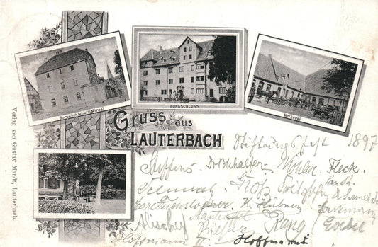 GERMANY Lauterbach ANTIQUE POSTCARD