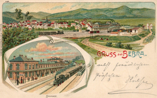 GERMANY Bebra ANTIQUE POSTCARD
