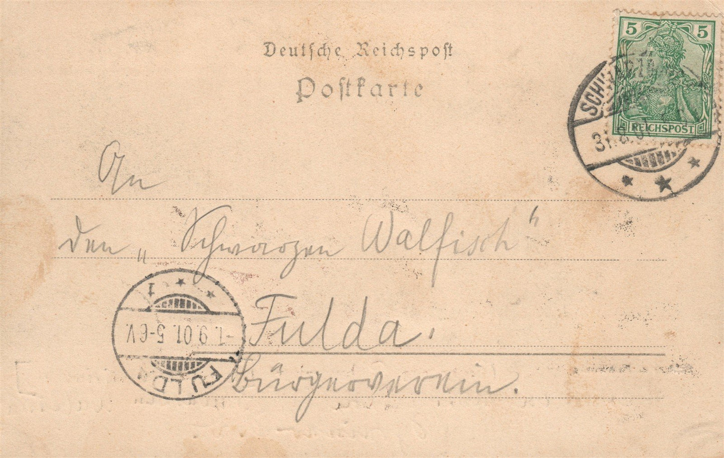 GERMANY Schwarzburg ANTIQUE POSTCARD