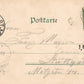 GERMANY MUSTERUNG ANTIQUE COMIC POSTCARD