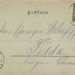 GERMANY ROTHENBURG ANTIQUE POSTCARD